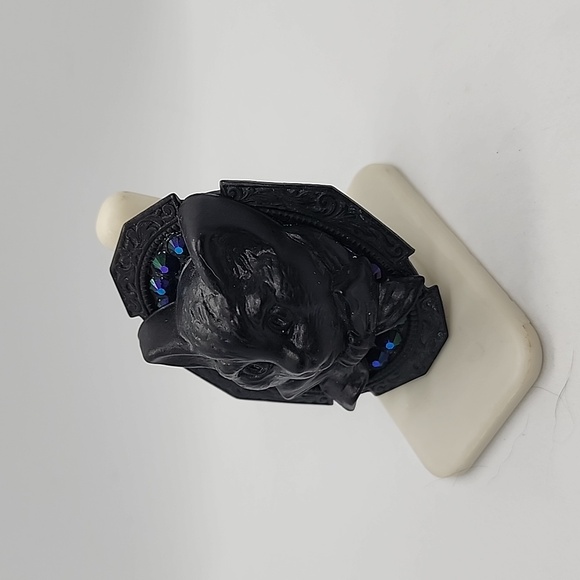 Gasoline GLAMOUR RHINESTONE ring kitty head - Picture 2 of 7